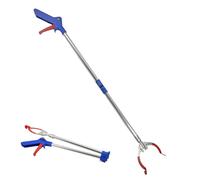 Pickup Reach Tool - 92cm Folding Alloy Grab Stick, Comfort Grip Device | Portable Trash Lifter for Senior Cleaning Home Yard Garden Floor Debris Removal Outdoor Litter Picker Utilities Aid Helper