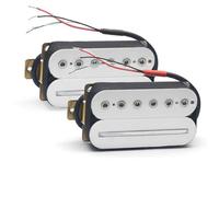 Pickup Set 4 Cavo Di Condotta Bobina Splitting Chitarra Elettrica Humbucker Lama Vite Esagonale Regolazione Dual Coil Pickup Per Chitarra(B+N 3)