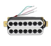 Pickup Set Chitarra Elettrica A 7 Corde Humbucker Big Hex Vite Regolabile Pickup A Doppia Bobina Pickup A Bobina Splittabile Uscita N8.5K/B14K(Neck)