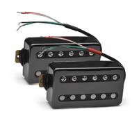 Pickup Set Chitarra Elettrica A Sei Corde Pickup A Doppia Bobina Guscio In Rame Quattro Fili Può Essere Tagliato In Una Singola Modifica Della Linea Della Chitarra Elettrica(B+N A)