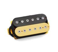 Pickup Set Chitarra Elettrica Doppia Bobina Pickup A Due Pezzi Doppio Pickup Nero Vite Esagonale Giallo Nero Senza Cornice(Bridge D)