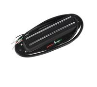 Pickup-Set Per Chitarra Elettrica 1 PZ Pickup Pickup Hot Dual Rails In Ceramica ST Chitarra Elettrica Mini Humbucker Pickup Nero 4 Fili(12-13K)