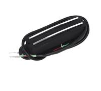 Pickup-Set Per Chitarra Elettrica 1 PZ Pickup Pickup Hot Dual Rails In Ceramica ST Chitarra Elettrica Mini Humbucker Pickup Nero 4 Fili(6-7K)