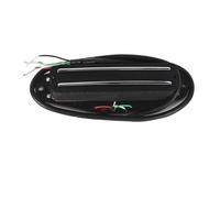 Pickup-Set Per Chitarra Elettrica 1 PZ Pickup Pickup Hot Dual Rails In Ceramica ST Chitarra Elettrica Mini Humbucker Pickup Nero 4 Fili(9-10K)