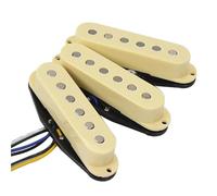 Pickup-Set Per Chitarra Elettrica 3 Pz Flat Top Pole Pezzi Alnico 5 Single Coil Pickup Pickup Per Chitarra 50/50/52mm Set Per Parti Di Chitarra FD ST