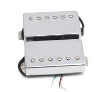 Pickup-Set Per Chitarra Elettrica Alnico 2 Humbucker Pickup Per Chitarra 4 Cavo A Spirale 7.5k/8.6k/15k Bobina Divisa Con Copertura In Ottone Alnico II Per Chitarra LP(C)