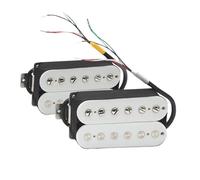 Pickup-Set Per Chitarra Elettrica Alnico 2-Pickup Per Chitarra Elettrica N-50 7-8K B-52 8-9K Humbucker Pickup A Doppia Bobina Parti Di Chitarra Professionali Nero Bianco(E)