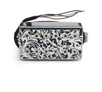 Pickup-Set Per Chitarra Elettrica Alnico 5 Humbucker Hollow Brass Cover Pickup Per Chitarra 4 Cavo Di Condotta 7.5k/15k Coil Splitting Alnico V Pickup LP Chitarra(A)