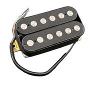 Pickup-Set Per Chitarra Elettrica Chitarra Elettrica Humbucker 6,3 Mm Big Pole Piece Pickup Per Chitarra A Doppia Bobina Con Cavo A 4 Conduttori/Split Bobina Nero/Bianco(A)