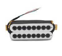 Pickup-Set Per Chitarra Elettrica Chitarra Elettrica Humbucker Pickup Pole Piece Bobina Regolabile Che Divide Quattro Parti Di Cavo Schermato Sostitutivo 8 Corde(A)