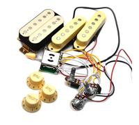 Pickup-Set Per Chitarra Elettrica Chitarra Elettrica Singolo Singolo Doppio Pickup Set Completo Di Linee Con Circuito Integrato Per Chitarra ST Con Potenziometro Pickup(Yellow)
