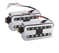 Pickup-Set Per Chitarra Elettrica Copertura In Ottone Pickup Per Chitarra Elettrica Pickup Con Splitting A Bobina Humbucker Pickup A Doppia Bobina N7.5K / B15K Uscita Nero/Cromato(E)