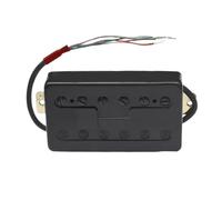 Pickup-Set Per Chitarra Elettrica H Style Brass Cover Chitarra Elettrica Pickup Coil Spliting Pickup Humbucker Dual Coill N7.5K / B15K Uscita Nero/Cromato(C)