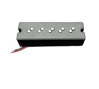 Pickup-Set Per Chitarra Elettrica Humbucker Per Basso A 5 Corde Alnico 5 Con Riduzione Del Rumore A Fasi Polepiece Distanza Tra I Poli 16,5/17,5 Mm Bobina Divisa A 4 Condotte(A)