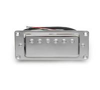 Pickup-Set Per Chitarra Elettrica Mini Pickup Humbucker Per Chitarra Elettrica A 6 Fori Per Chitarra LP Manico E Ponte Nero/oro/cromato Sono Universali(Chrome 1Pc)