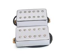 Pickup-Set Per Chitarra Elettrica Pickup Humbucker A Doppia Bobina A 12 Fori Per Manico/ponte Di Chitarra Elettrica LP 50/52mm Nero/cromato(B)