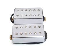 Pickup-Set Per Chitarra Elettrica Pickup Humbucker A Doppia Bobina A 12 Fori Per Manico/ponte Per Chitarra Elettrica LP 50/52mm Cromato(B)