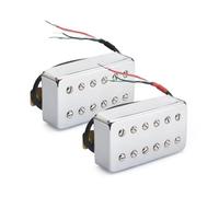 Pickup-Set Per Chitarra Elettrica Pickup Humbucker A Doppia Bobina A 12 Fori Per Manico/ponte Per Chitarra Elettrica LP 50/52mm Accessori Cromati Neri(D)