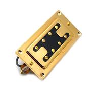 Pickup-Set Per Chitarra Elettrica Pickup Humbucker Per Basso Elettrico Professionale Mini Style Pickup A Ponte Al Manico A Due Linee A 8 Fori Nero Dorato Cromato(Gold)