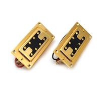 Pickup-Set Per Chitarra Elettrica Pickup Humbucker Per Basso Elettrico Standard Pickup Al Ponte Sul Manico A Due Linee A 8 Fori Applicabile Al Basso Elettrico(Gold 2pcs)