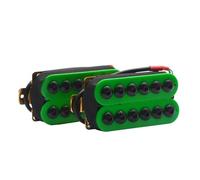 Pickup-Set Per Chitarra Elettrica Pickup Humbucker Per Chitarra Elettrica Doppia Bobina Regolabile In Metallo Con 4 Cavi Sostitutivi A Spirale Nero Rosso(H)