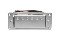 Pickup-Set Per Chitarra Elettrica Pickup Humbucker Per Chitarra Elettrica Filo A 6 Fori A 4 Conduttori Il Manico E Il Ponte Cromati In Oro Nero Sono Universali(Chrome 2Pcs)