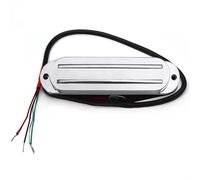 Pickup-Set Per Chitarra Elettrica Pickup Humbucker Stile ST Twin Blade Mini Humbucker Dual Rail 9K Per Sostituzione Chitarra Elettrica FD ST Multicolore(Silver)