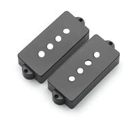 Pickup-Set per Chitarra Elettrica Pickup per Basso A 4 Corde Alnico 5 Ad Alto Rendimento-11,5K per Basso P con Bobina in Fibra Grigia E Filo Smaltato Marrone(B)