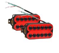 Pickup-Set Per Chitarra Elettrica Pickup Per Chitarra Elettrica A Doppia Bobina In Metallo Regolabile Pickup Per Chitarra Humbucker Al Manico E Al Ponte Vari Colori(Q)
