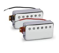 Pickup-Set Per Chitarra Elettrica Pickup Per Chitarra Elettrica Humbucker Pickup Al Ponte Con Manico Dorato/cromato Pickup Per Chitarra Con Copertura In Ottone Per Chitarra Elettrica(B)