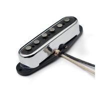 Pickup-Set Per Chitarra Elettrica Pickup Per Chitarra Elettrica Stile Alnico 5 Sfalsato ST Con Copertura In Ottone Aperto Bobina In Fibra Pickup ST Stile Vintage Cromato(Neck 1pc)