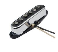 Pickup-Set Per Chitarra Elettrica Pickup Per Chitarra Elettrica Stile Alnico-ST Con Copertura In Ottone Aperto Bobina In Fibra 3 Sfalsati Stile Vintage Cromato(Bridge 1pc)