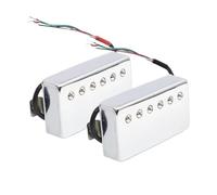 Pickup-Set per Chitarra Elettrica Pickup per Chitarra Humbucker Alnico 5 Cavo A 4 Bobine 7.5k/15k Pickup Alnico V con Suddivisione della Bobina per Chitarra LP Cromato(C)
