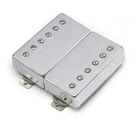Pickup-Set Per Chitarra Elettrica Set Pickup Per Chitarra Humbucker Alnico 5 LP Manico E Ponte Cromati Pickup Alnico V Cromato(1 Set)