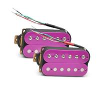 Pickup Set Pickup Colorato Per Chitarra Elettrica Humbucker Bobina Splittabile Pickup A Doppia Bobina Cavo A 4 Conduttori Uscita N-7.5K/B-15K(Purple)