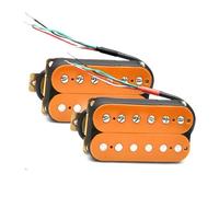 Pickup Set Pickup Colorato Per Chitarra Elettrica Humbucker Bobina Splittabile Pickup A Doppia Bobina Cavo A 4 Conduttori Uscita N-7.5K/B-15K(Orange)
