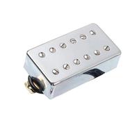 Pickup Set Pickup Humbucker A Doppia Bobina E 12 Fori Per Chitarra Elettrica LP Manico/ponte 50/52 Mm Nero Cromato(Bridge B)