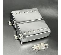 Pickup Set Pickup Humbucker Per Chitarra Cavo A 4 Bobine Bobina Da 7,5k/15k Splitting Pickup Alnico V Per Chitarra Elettrica LP Cromato(B+N)