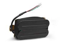 Pickup Set Pickup Humbucker Per Chitarra Elettrica Dual Blade Hot Rail In Ceramica A 4 Fili Con Asta In Acciaio Da 57 Mm Multicolore(Black 1)