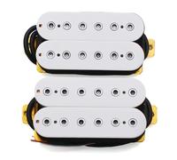 Pickup Set Pickup Per Chitarra Elettrica A 6 Corde Humbucker Dual In Line Regolabile 12 Pezzi Pickup A Vite Esagonale(B+N)