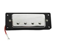 Pickup Single Coil 1 Mini Pickup Humbucker Per Basso Cromato A 4 Corde Con Viti Di Montaggio Ad Anello Nero(Bridge)