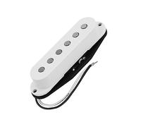 Pickup Single Coil Alnico 5 Bianco Per Pickup Al Manico/centrale/ponte Per For ST Chitarra Elettrica Pickups Set per Chitarra Elettrica (Color : Neck)