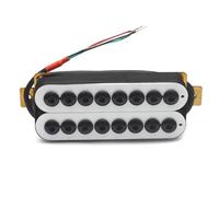 Pickup Single Coil Chitarra Elettrica Humbucker Pickup Pole Piece Bobina Regolabile Che Divide Quattro Parti Di Cavo Schermato Sostitutivo 8 Corde(C)