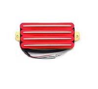 Pickup Single Coil Gli Accessori Per Pickup Per Chitarra In Metallo Con Doppio Pickup A Quattro Bobine A Quattro Bobine Ad Alto Rendimento ST TL LP Sono Disponibili In Più Colori(Red)