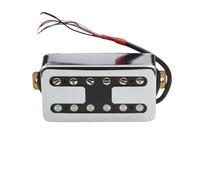 Pickup Single Coil H Style Brass Cover Chitarra Elettrica Pickup Coil Spliting Pickup Humbucker Dual Coill N7.5K / B15K Uscita Nero/Cromato(F)