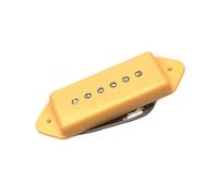 Pickup single coil per chitarra dog ear pickup alnico5 alluminio nichel cobalto tradizionale tono retrò Pickup Strumento Chitarra(Yellow 50mm)