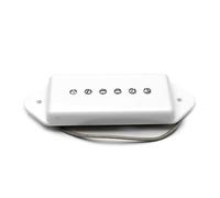 Pickup single coil per chitarra dog ear pickup alnico5 alluminio nichel cobalto tradizionale tono retrò Pickup Strumento Chitarra(White 52mm)