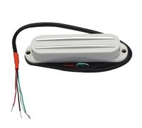 Pickup Single Coil Pickup A Doppia Bobina Per Chitarra Elettrica A Sei Corde ST Pickup A Lama A Doppio Binario A Basso Rumore Ad Alta Sensibilità In Più Colori(White)