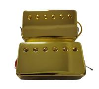 Pickup Single Coil Pickup Per Chitarra Elettrica LP Pickup Per Chitarra In Ottone Aperto EQ Pickup Placcato In Argento Placcato Oro 50# 52#(B,A Set of 50+52)
