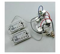 Pickup Standard Alnico 5 Humbucker Pickup Per Chitarra Elettrica Con Set Di Cablaggi Push/Pull Accessori di Ricambio per Chitarra (Color : 09)